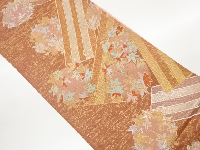 花筏丸文織出し袋帯